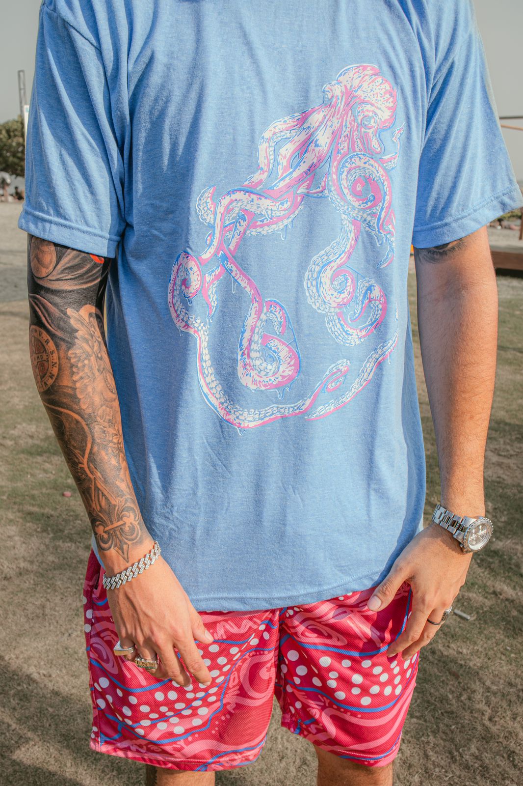 Camiseta Moty Octopus Beach